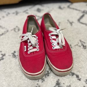 Red Vans Sneakers